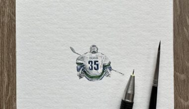 Not everyone loves the Canucks but hopefully my tiny paintings will get some love.