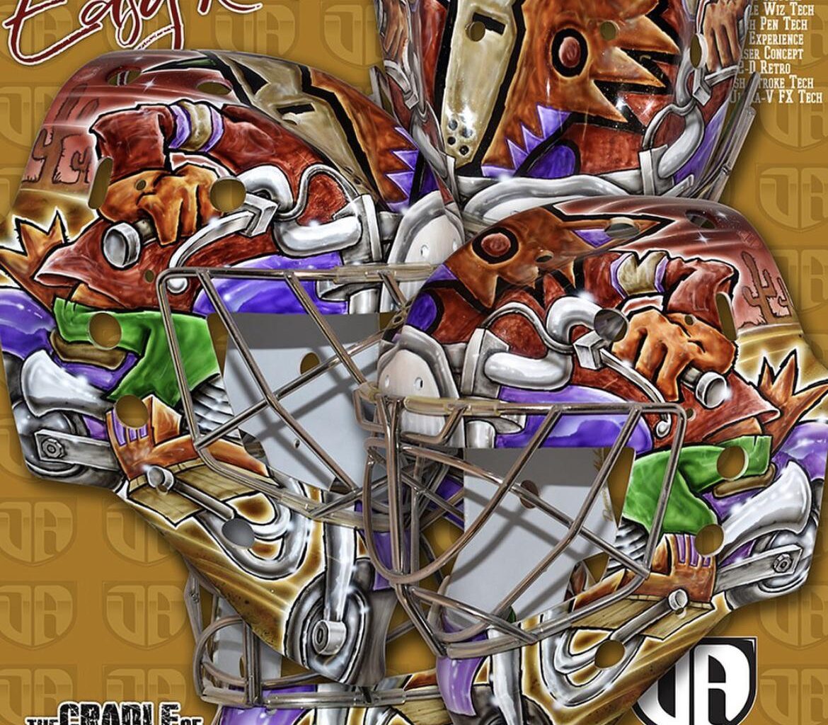 Veggie’s new mask for the 2023-24 Season