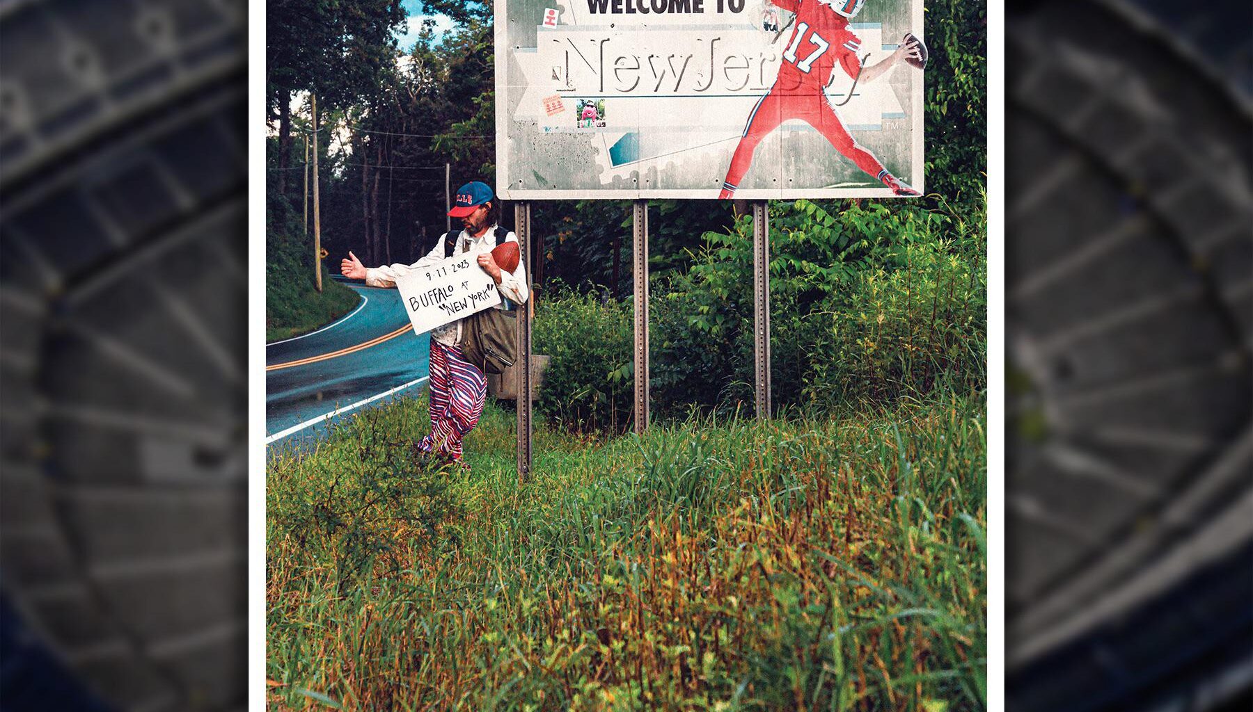 BUFvsNYJ: Leftern Gameday Series Print Design by local artist Max Collins