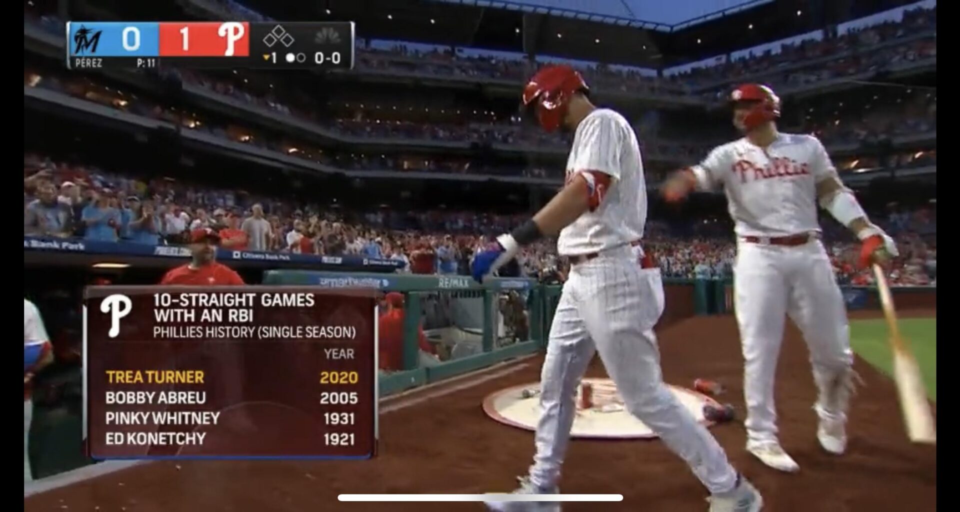 NBC Sports Philadelphia graphics guy is confused.