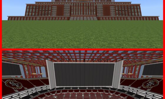 A few years ago I shared a re-imagined new Niners stadium in Minecraft. Been working on a better one. Lot of work to be done still.