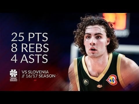 Josh Giddey 25 pts 8 rebs 4 asts vs Slovenia World Cup 2023