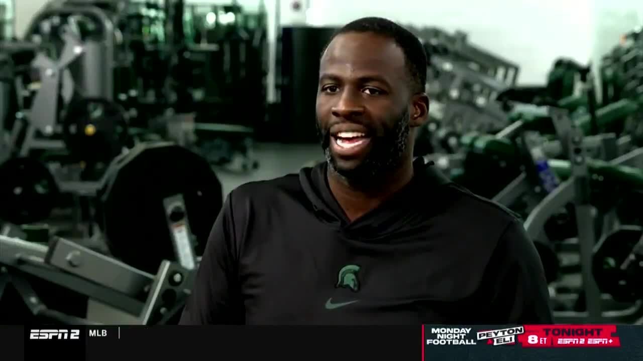 Draymond: "What [Steph Curry has] done to the game of basketball... like how can he not be [the greatest point guard ever]? As tough as it is cause that's my Spartan dawg [Magic Johnson], it's very easy one for me. I gotta roll with the dawg that I rolled in with, and that's Steph Curry."