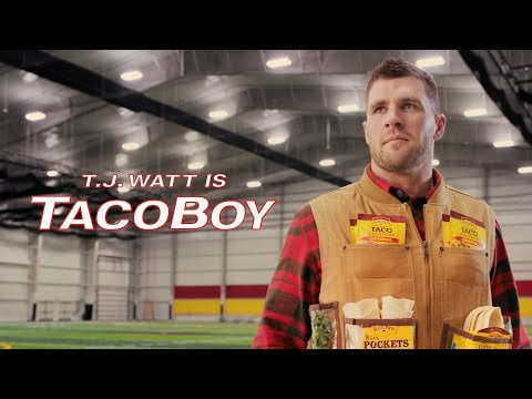 TJ Watt is "The Taco Boy"