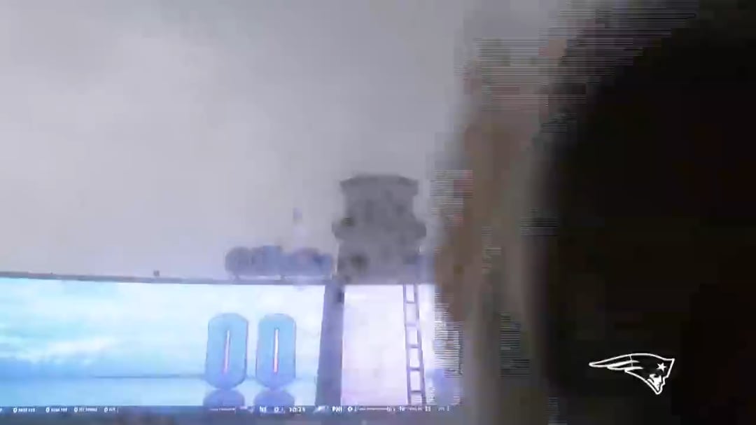 [Patriots] The first Keeper of the Light in Gillette Stadium history is… Tom Brady.