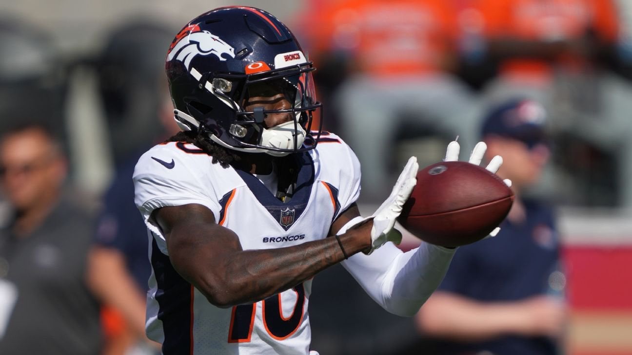 [Schefter] Source: Broncos' Jerry Jeudy (hamstring) expected out vs. Raiders