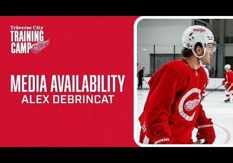 Alex DeBrincat Detroit Red Wings Training Camp