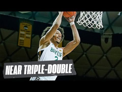 Baylor Freshman Kendall Brown Was One Rebound Away From A Triple-Double | 13 Pts, 10 Ast & 9 Reb