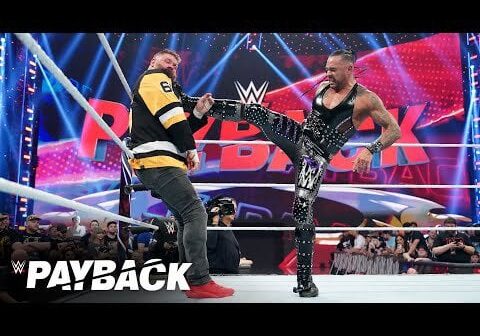 WWE Payback was at PPG this past Saturday and this match had some nice moments for us Pens fans!