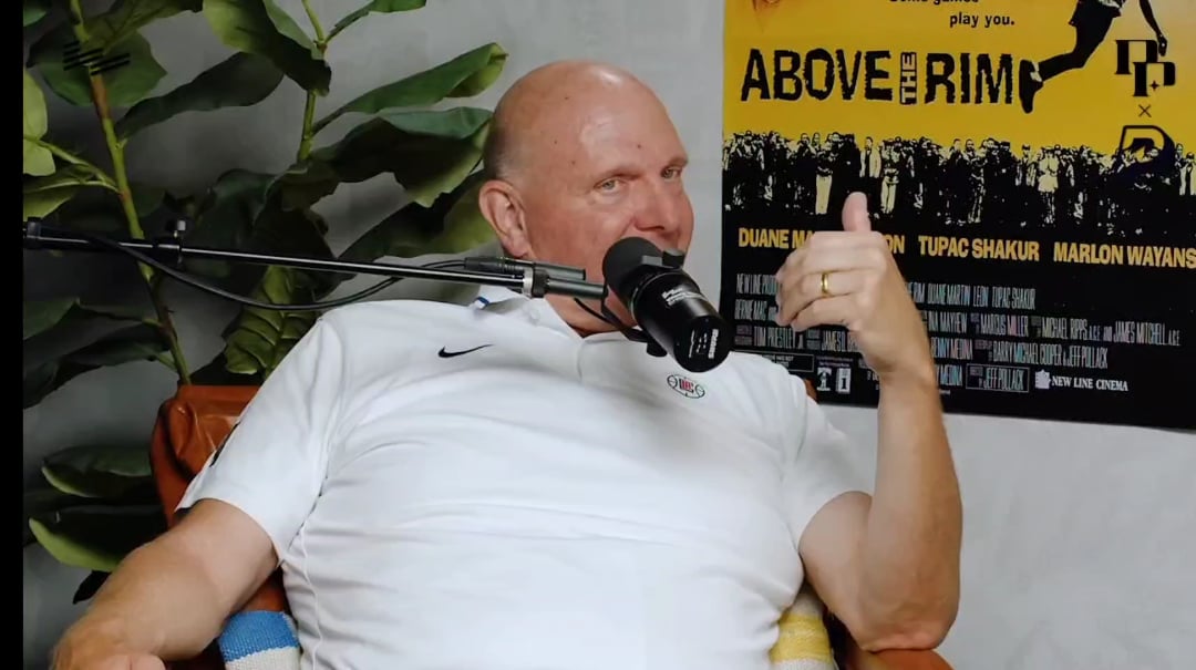 Steve Ballmer talking about the fans!