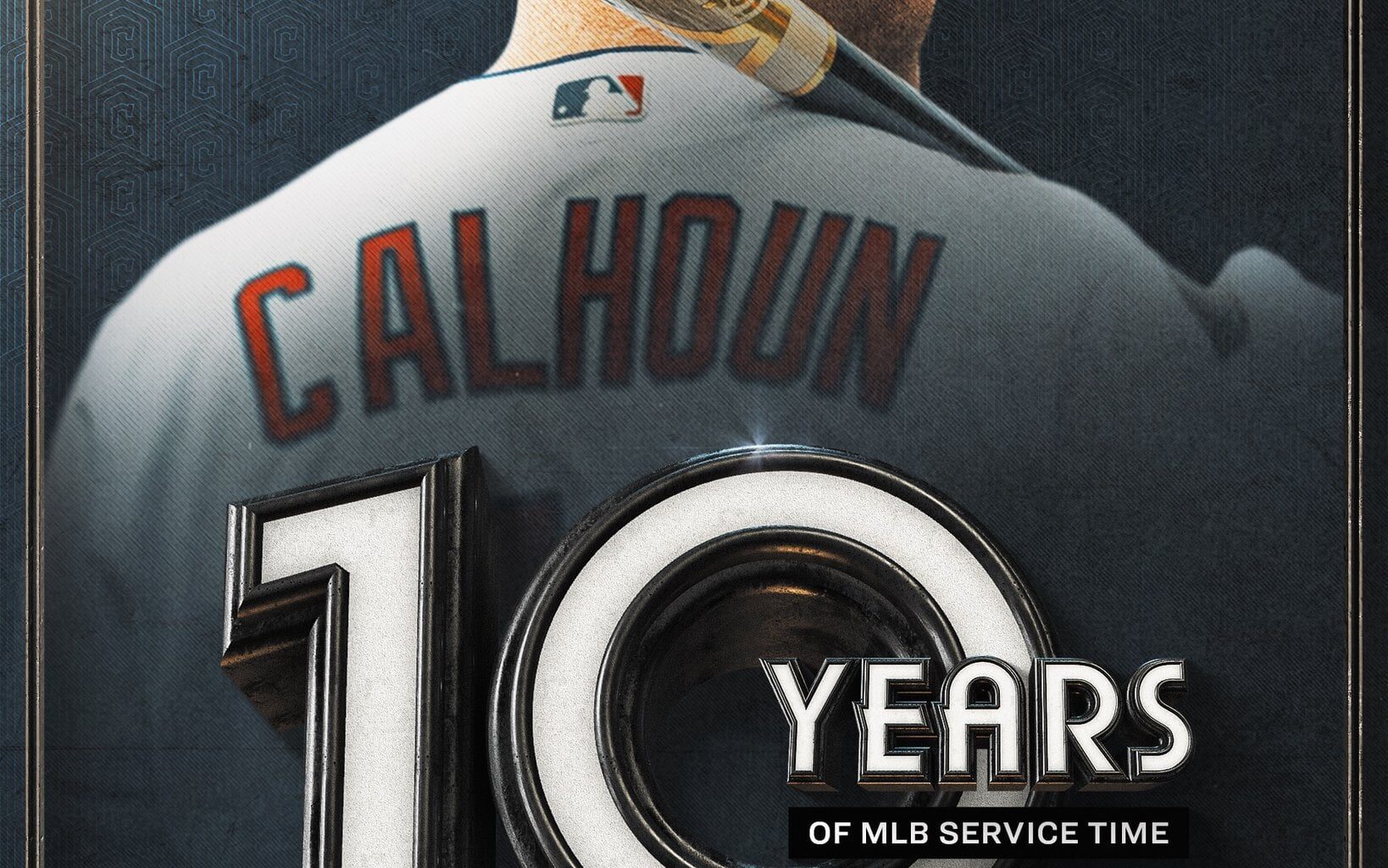 Kole Calhoun reaches ten years of service time