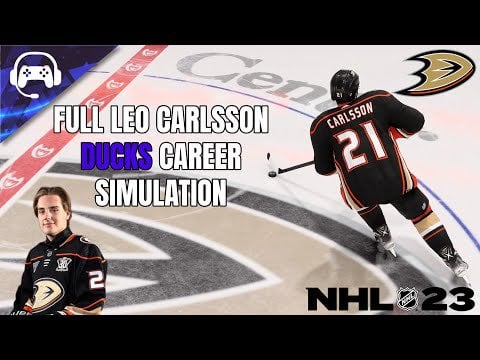 Hey, Ducks fans! Now that Leo Carlsson is here, I wanted to simulate his career in NHL 23 to see how things may go for the young core! Obviously not 100% realistic, but just a little offseason fun. Hope you'll enjoy! :)