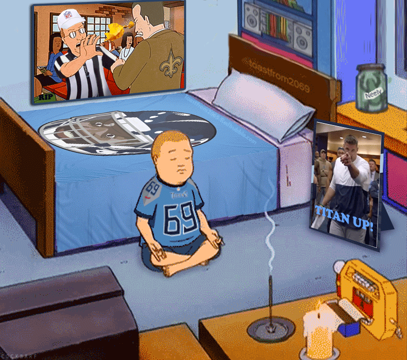 Bobby Hill just can't not Titan Up!