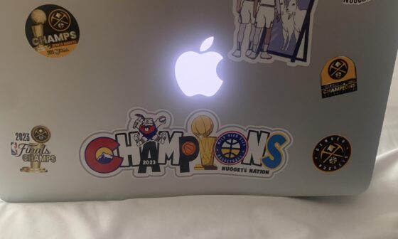 Got that Nuggets merch for the MacBook 😎🔥