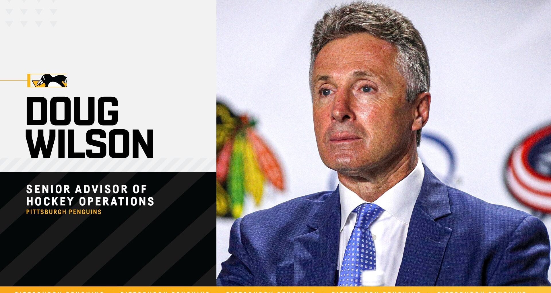 The Penguins have named Doug Wilson as Senior Advisor of Hockey Operations. In his role, Wilson will provide counsel, opinions, and expertise to hockey operations leadership on all matters including personnel decisions.