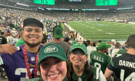 I was at the Jets MNF game! SKOL