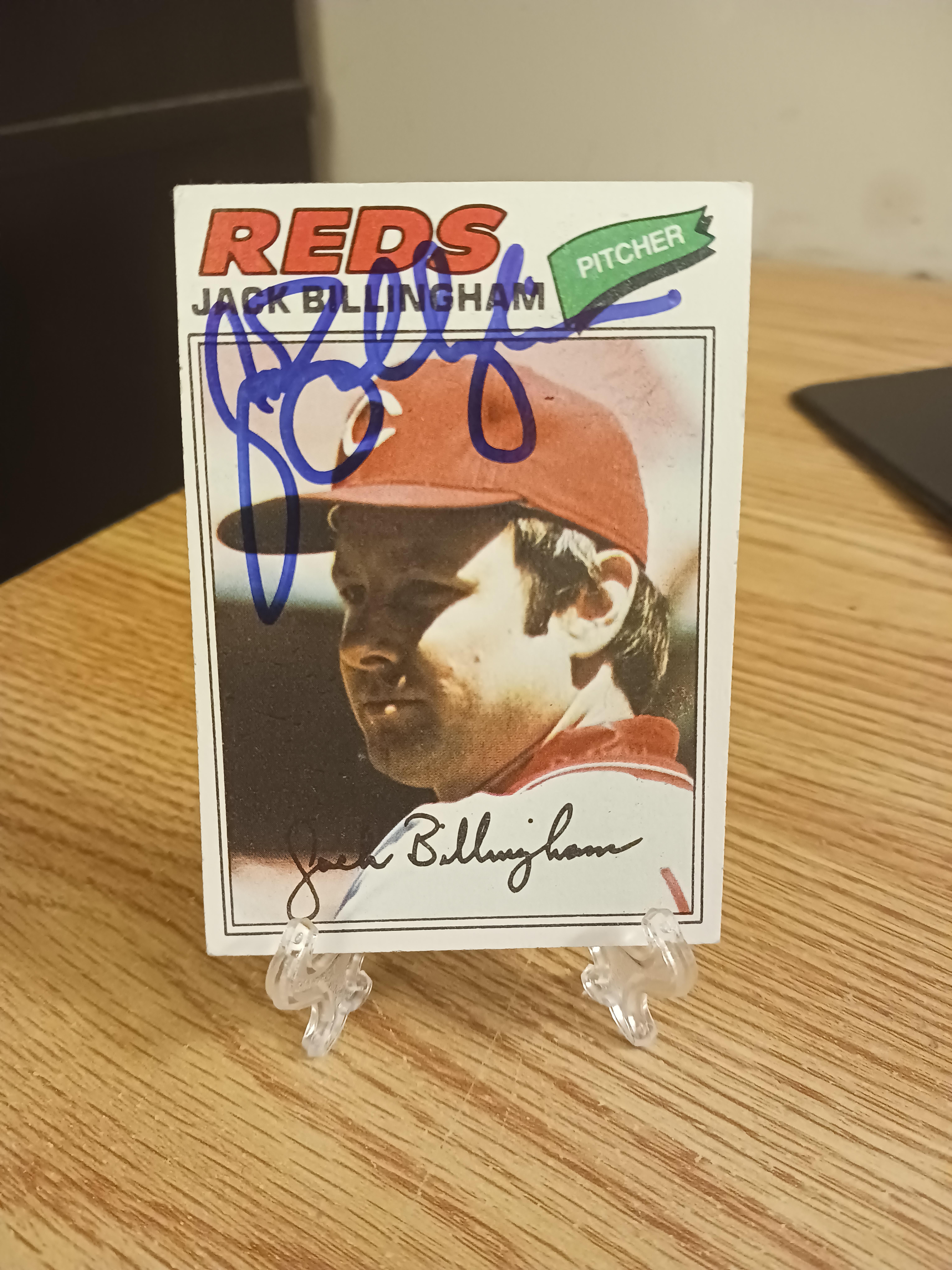 Posting a Reds autographed card every day until we win the World Series. Day 85: Jack Billingham