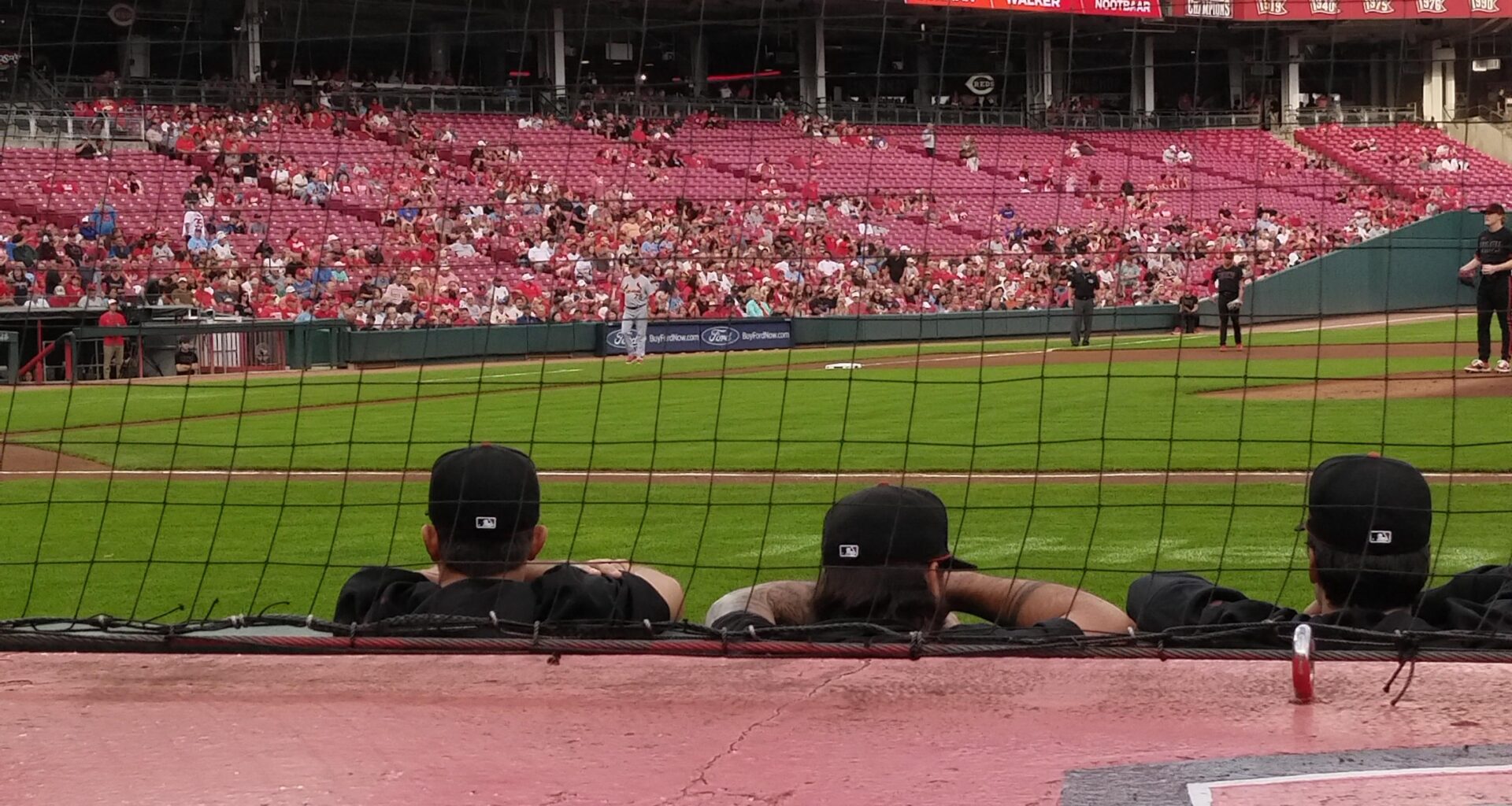 My view for the game tonight