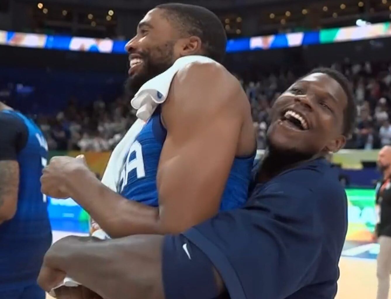 Mikal and Ant getting along on the national team.