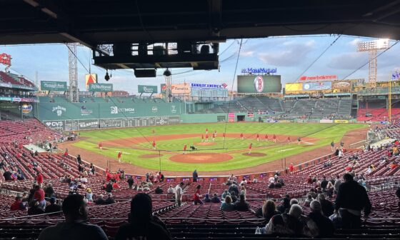 Checking in from Fenway Park