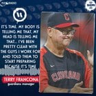 (@MLBNetwork Radio on X) Terry Francona addresses his future as the Guardians manager.