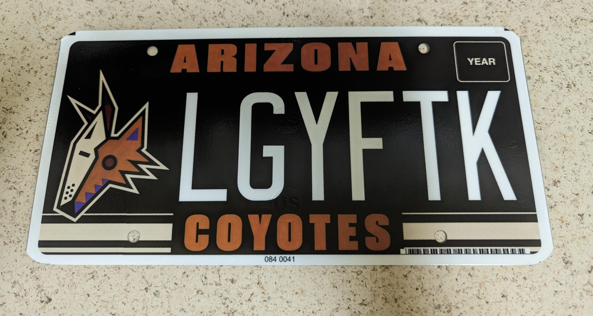 Custom plate came in!