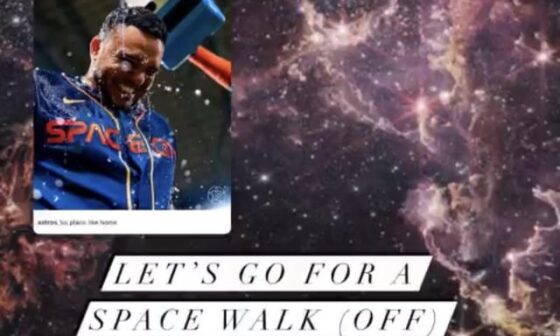 something fun and relaxing i do on Instagram stories after an eventful Astros win, recommend me some space themed songs i should do next