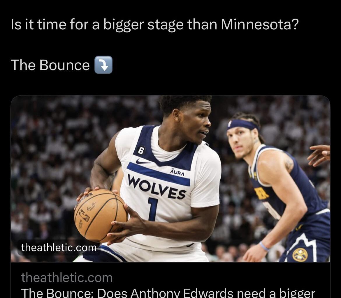 The Athletic joins in on the "fun"