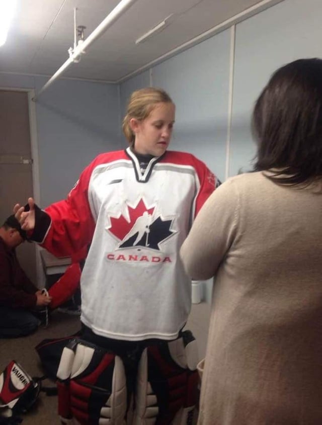 Exactly six years ago today, I learned how to skate. It was the Bantam boys AAA tryouts and I was in full goalie gear. This past Friday, I played my first game for Sault College. It was only possible because I love the game so much.
