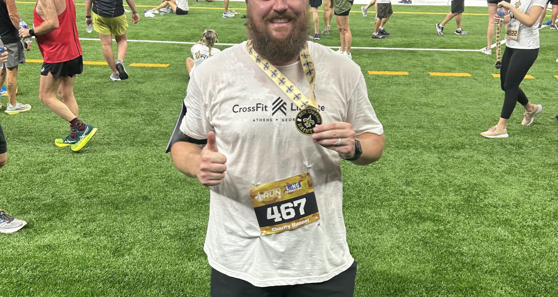 Saints Kickoff 5K was a blast.