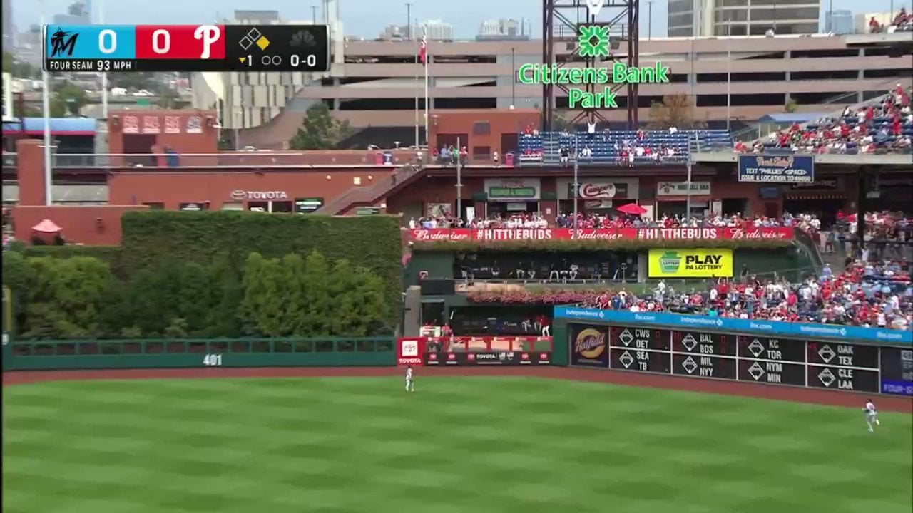 [Highlight] Trea Turner Crushes a 2-run Homer on the Second Pitch of the Game