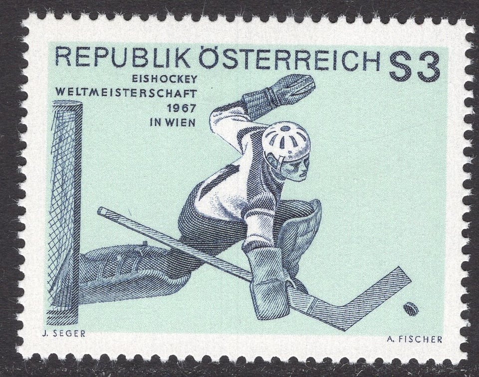 Some fun hockey postage stamps from around the world