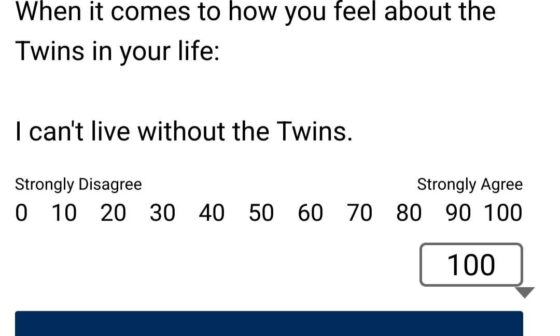 Anyone else got the survey from the Twins?