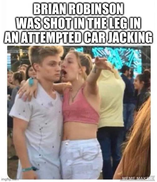 Announcers the first moment Brian Robinson touches the ball every single game for the next 10 years