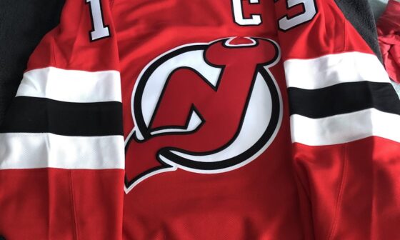 My first Devils jersey came in. 13 days until the preseason!