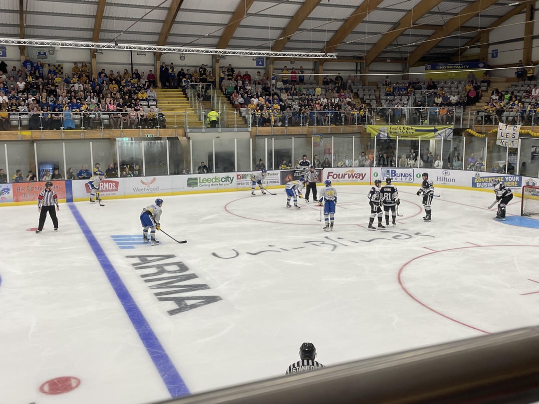 Great to be watching my local team again (NIHL)