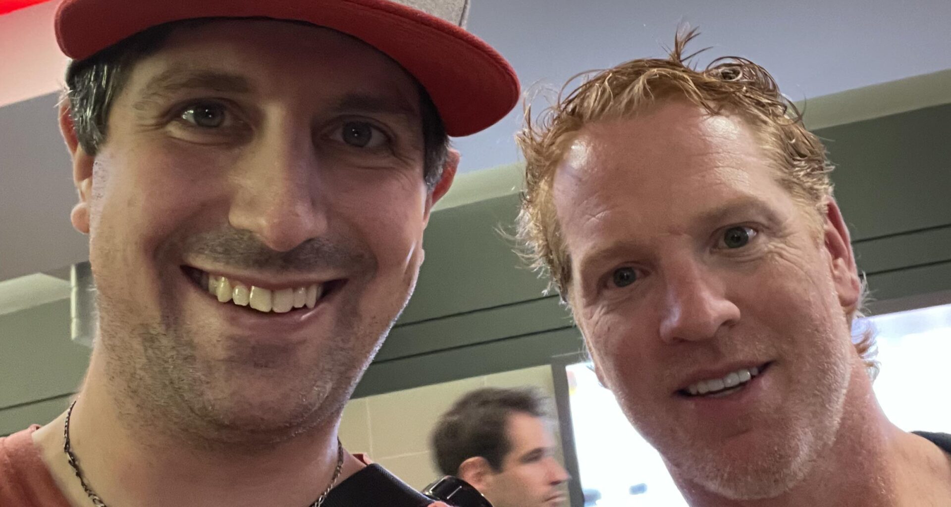 Met Brian Campbell today while at a Pearl Jam concert!