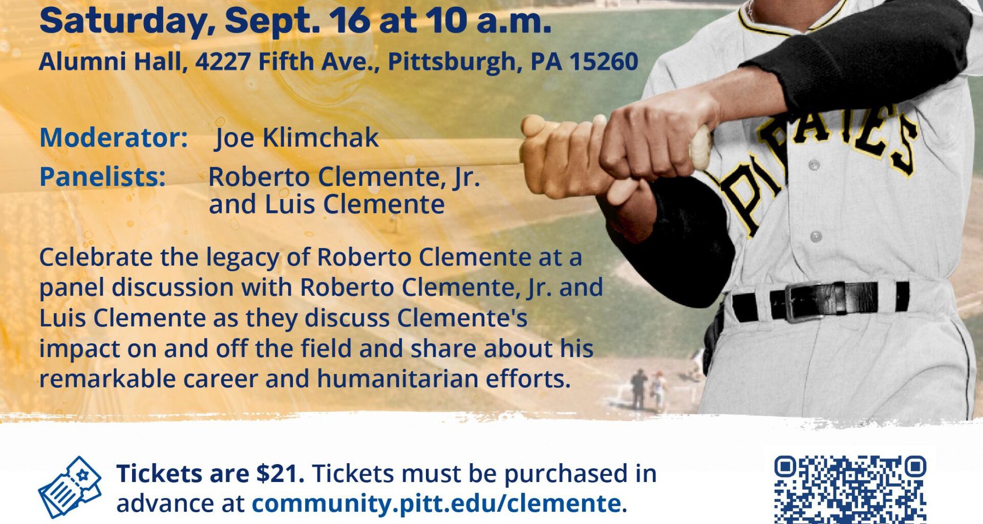Roberto Clemente Panel Discussion, Sept. 16