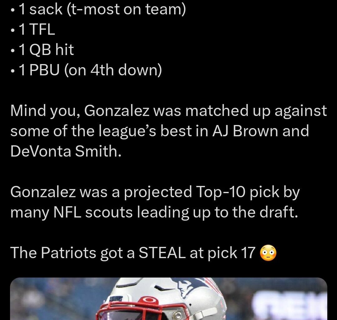 [NFL Rookie Watch] Christian Gonzalez may have not come away with a win, but he looked SPECIAL in his debut: