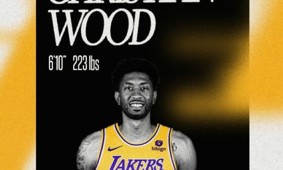 OFFICIAL: Christian Wood - Los Angeles Laker.