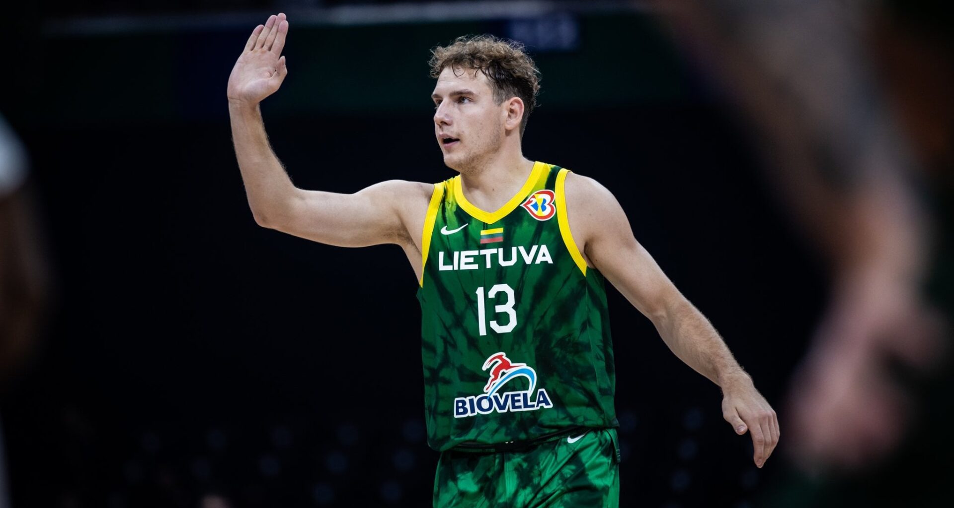 Rokas Jokubaitis in a win vs Greece with USA next: 19 points, 6 assists, 3 steals, 75 FG%