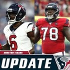 [Schwager] The #Texans ruled out LT Laremy Tunsil, backup LT Josh Jones, LB Denzel Perryman and DB Tavierre Thomas. Stroud is now down to his third LT.