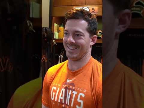 Mike Yastrzemski praises Logan Webb after his stellar start in tonight's win