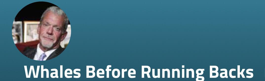 Really happy with my fantasy football team name this year (my running back stable isn’t great)