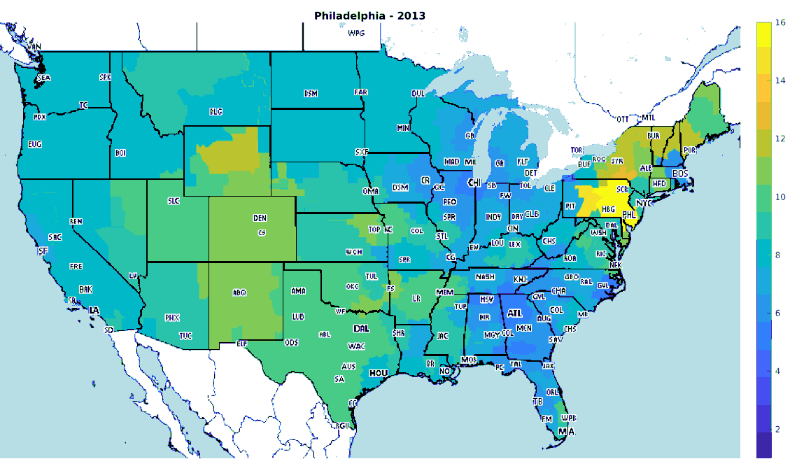 Who watches the Eagles 2013-2022