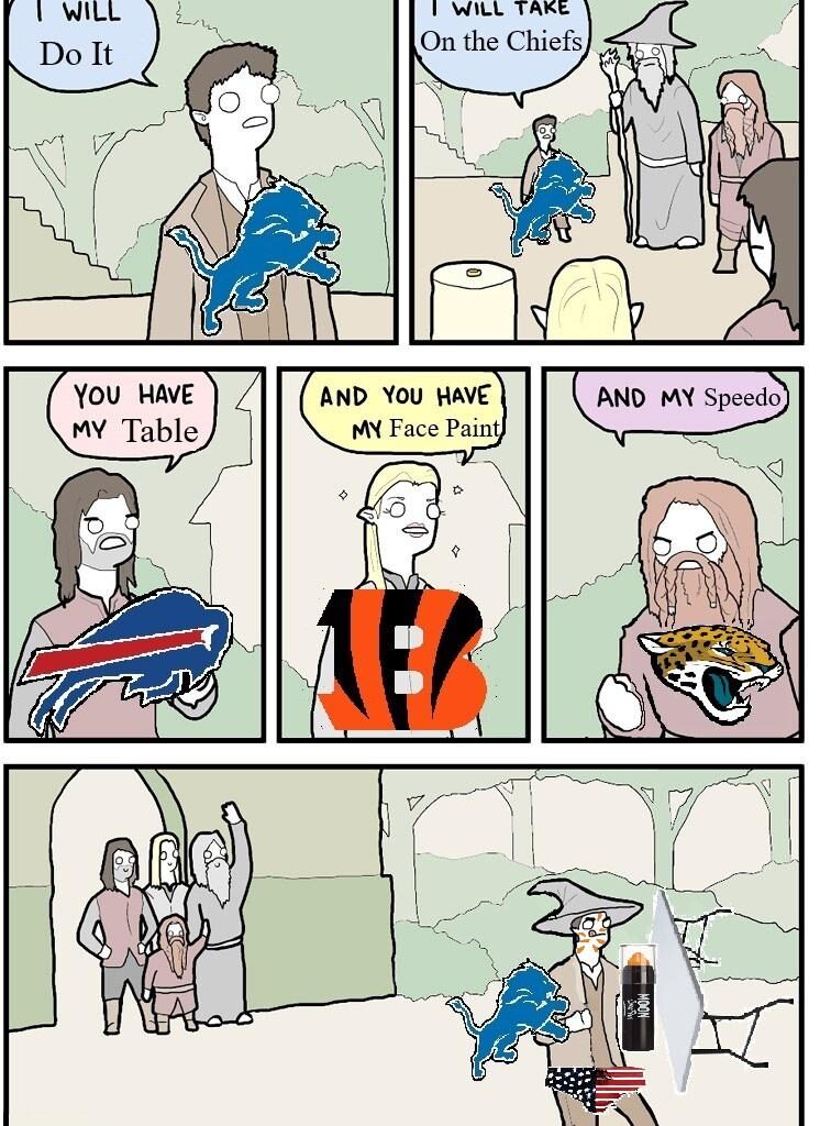 The Fellowship of the Season Opener.