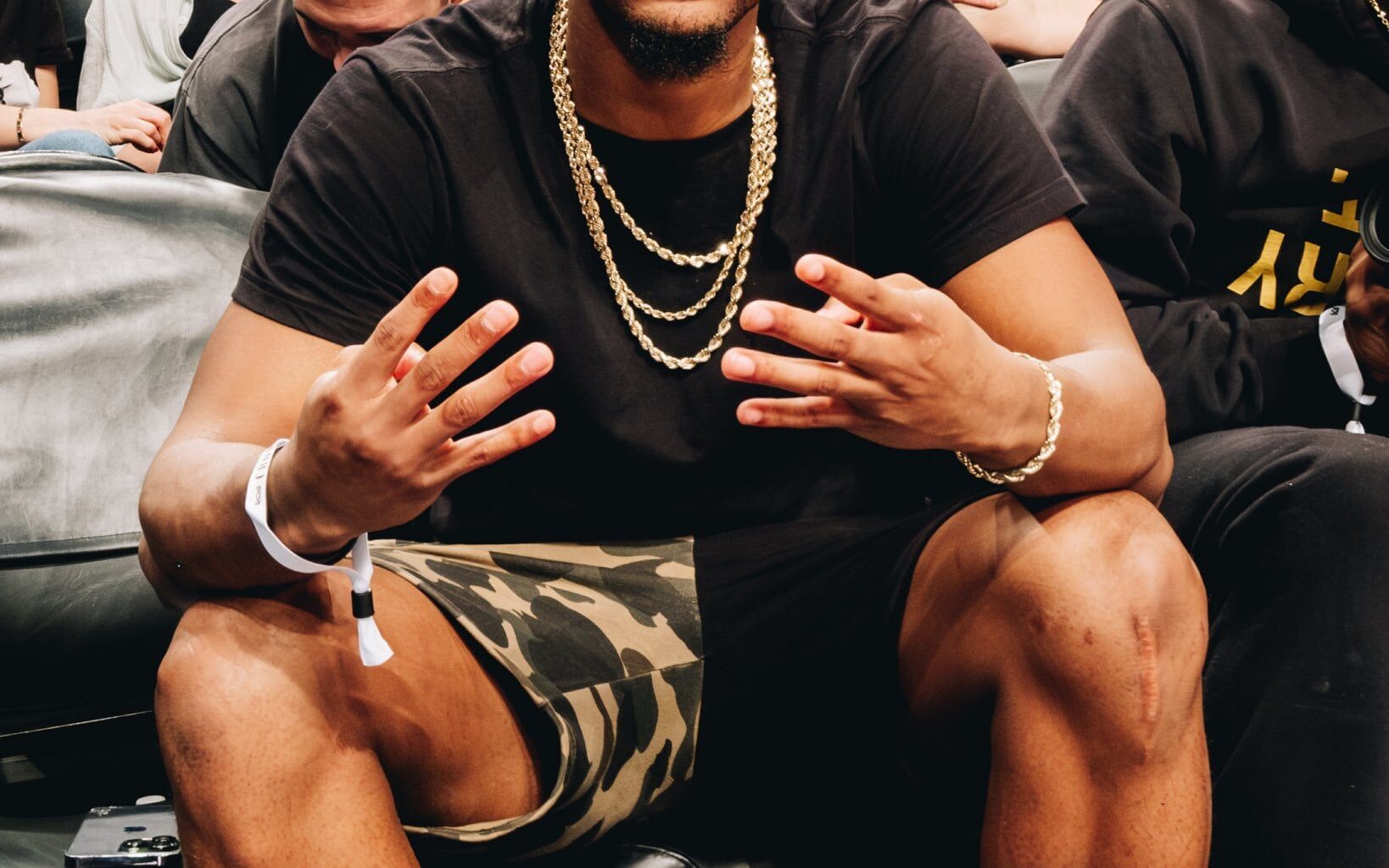 Dennis Smith Jr & Harry Giles III were at the Liberty Game tonight