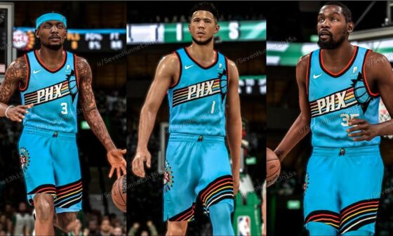 Played around on 2k and made some City Edition concepts based on the Native American theme from last year and this year’s new sunburst jerseys. Let me know what you guys think!