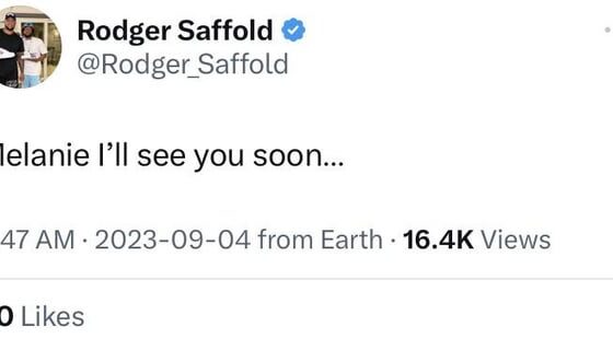 Keep former Bills guard Rodger Saffold in your thoughts.