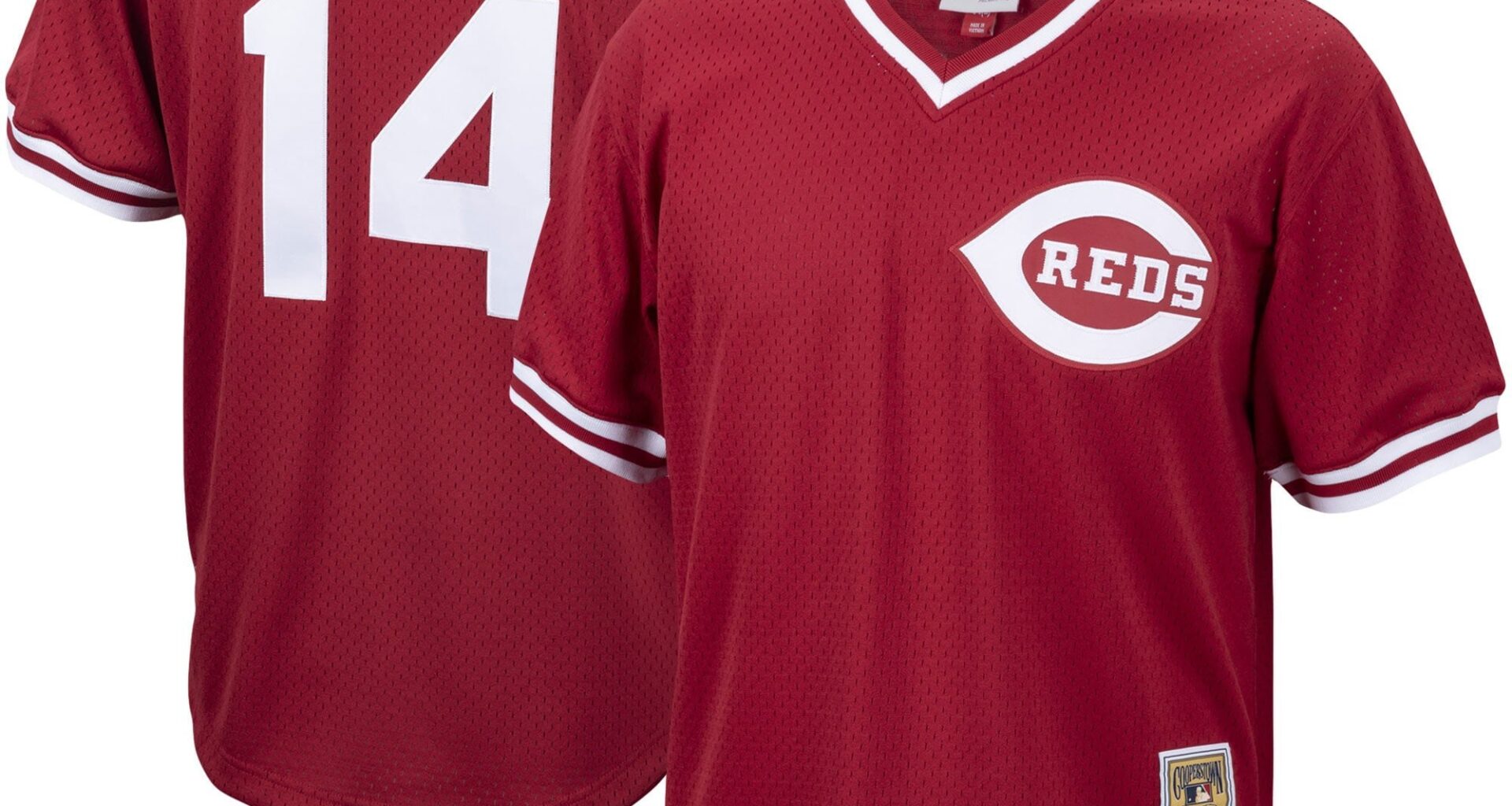 30% off Pete Rose Cincinnati Reds Mitchell & Ness Cooperstown Collection Jerseys at Fanatics